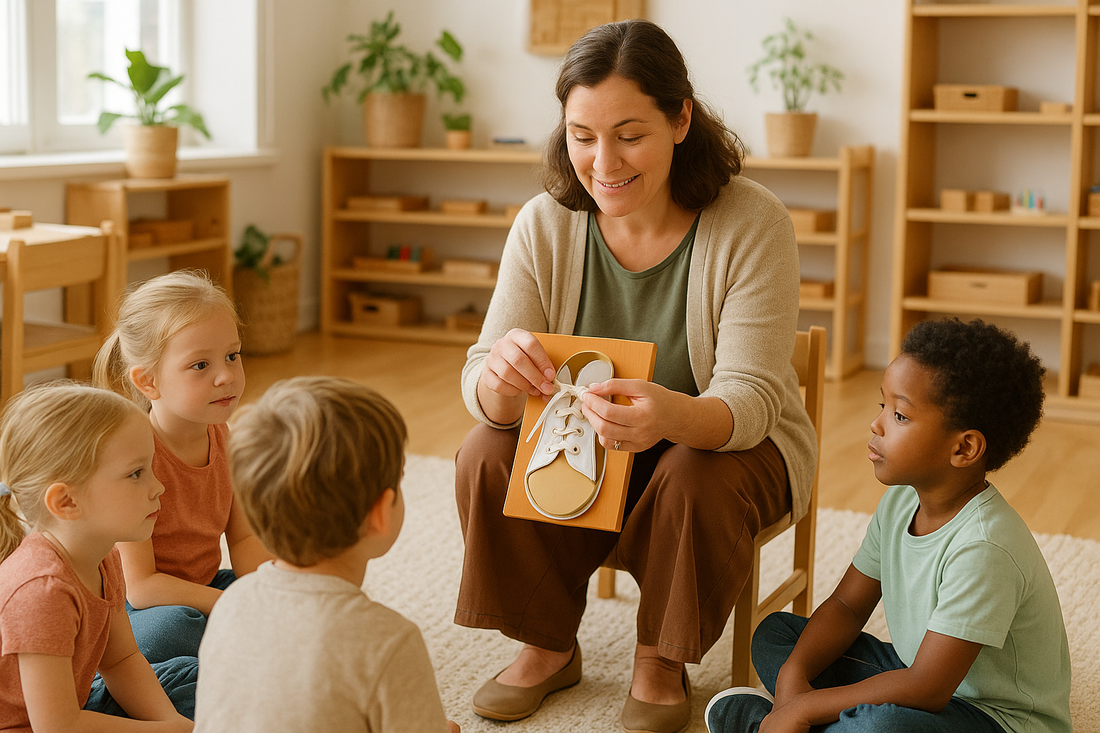 Why Montessori Teachers Wait Until Age 5 to Teach Shoe-Tying (And What They Do First)