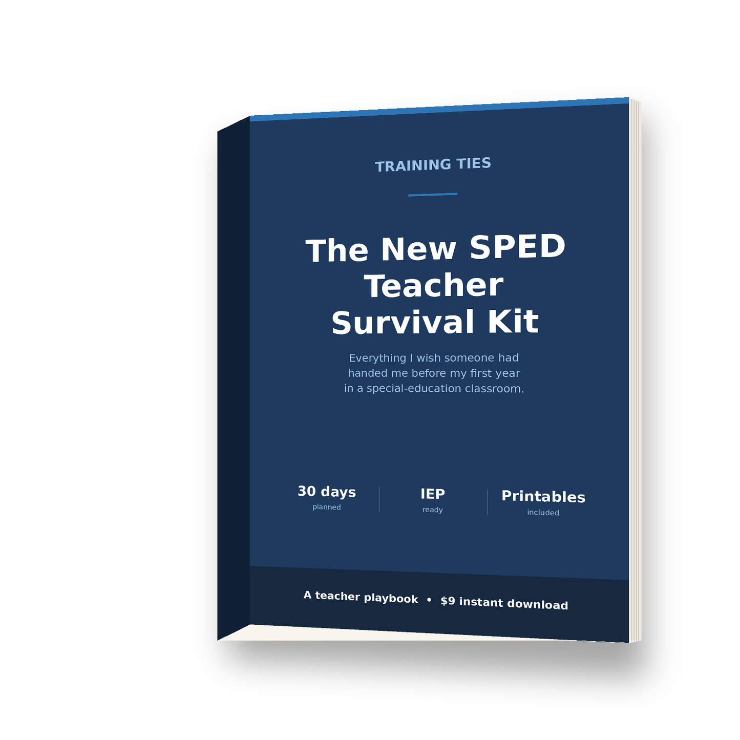 The New SPED Teacher Survival Kit — instant download guide
